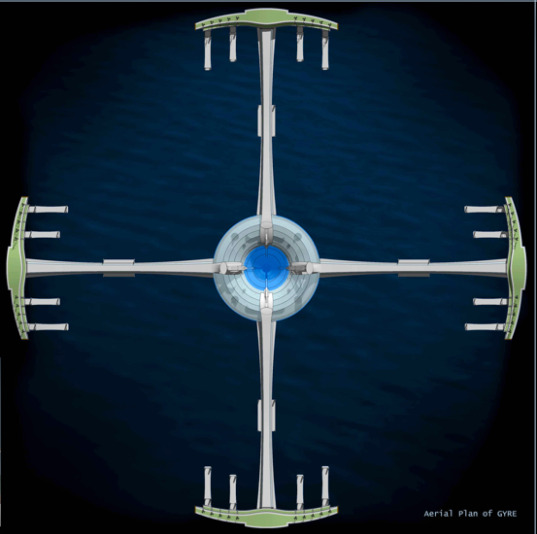 floating underwater eco-skyscraper, zigloo, eco-skyscraper, floating development, renewable energy, wind power, solar power, ocean power, eco-resort,