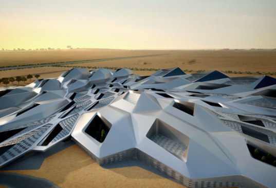 King Abdullah Petroleum Studies and Research Center, KAPSARC, riyadh, saudi arabia, zaha hadi, LEED, LEED Platinum, desert complex, research center, sustaianble building