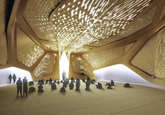 King Abdullah Petroleum Studies and Research Center, KAPSARC, riyadh, saudi arabia, zaha hadi, LEED, LEED Platinum, desert complex, research center, sustaianble building