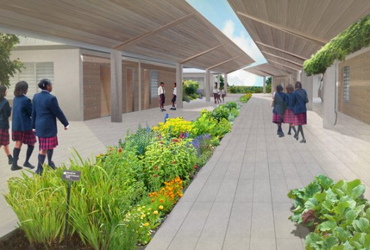 malawi, madonna, raising malawi, academy, academy for girls, malawi academy for girls, Sustainable Building, solar power, natural ventilation, local materials, africa