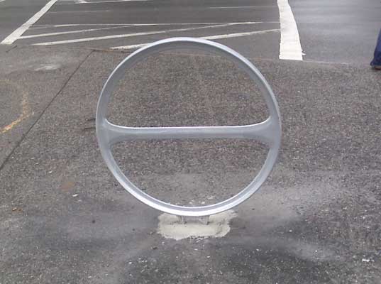sustainable design, green design, nyc, bike racks, bicycling, urban design, transforming parking meters into bike racks, bike parking