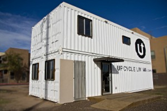 shipping containers, shipping container housing, affordable housing, phoenix, upcycled living, temporary shelters, recycled materials, upcycled materials, eco residence