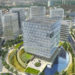 thin-film pv, industrial site, solar passive design, kierantimberlake, us embassy, london, new london us embassy, solar power