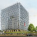 thin-film pv, industrial site, solar passive design, kierantimberlake, us embassy, london, new london us embassy, solar power