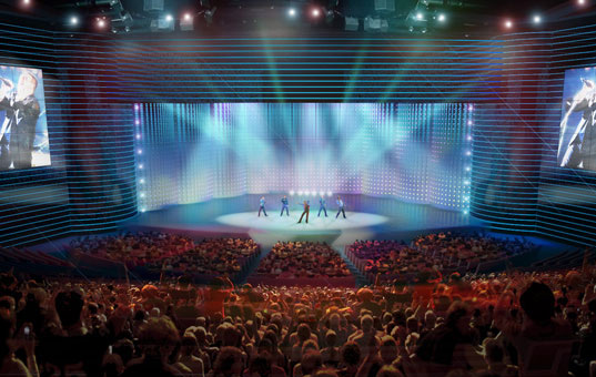 Green Covered Taipei Music Center by Mario Bellini Architects, taiper pop music center, mario bellini architects, green design, eco design, sustainable design, green architecture