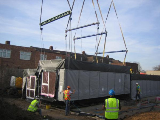 prefab, prefab friday, sedum, green roof, living roof, solar energy, photovoltaics, daylighting, affordable housing, low income housing, london, UK, hillingdon, Birchway, Birchway Eco Community, sustainable building, eco design, green design