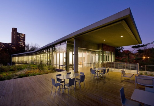 wildlife conservation society, center for global conservation, wildlife, LEED, LEED Gold, wind energy, zero carbon, daylighting, green roof, FXFOWLE, nyc, green design, eco design, sustainable building