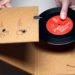 GGRP, sound designers, cardboard, record player, 45 rpm, record, music, DIY, recycleable, dj