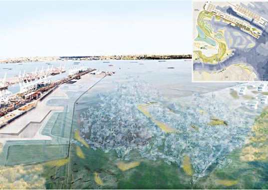 new york city, new york, rising water, sea level, ocean level, new york city under water, rising currents, Projects for New York’s Waterfront, moma, museum of modern art, climate change, museum of modern art, exhibit, ny, nyc