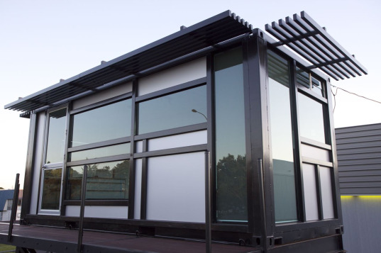 prefab, prefab friday, one cool habitat, new zealand, shipping container, shipping container prefab, shipping container architecture, customizable, reuse, recycled materials, energy efficient, efficient insulation, eco design, sustaianble design, green design, sustainable building