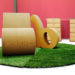 biodegradable furniture, cardboard furniture, font chairs, bold chair, sanserif creatius, recylable furniture, cardboard chair, biodegradable chair, green furniture, green chair, sustainable furniture, sustainable chair, corrugated cardboard