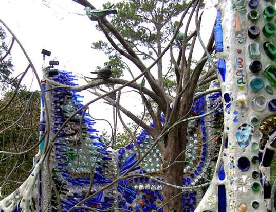 sustainable design, green design, recycled materials, sustainable architecture, bottle chapel, building made from bottles, green building, alternative building materials