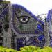 sustainable design, green design, recycled materials, sustainable architecture, bottle chapel, building made from bottles, green building, alternative building materials