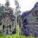 sustainable design, green design, recycled materials, sustainable architecture, bottle chapel, building made from bottles, green building, alternative building materials