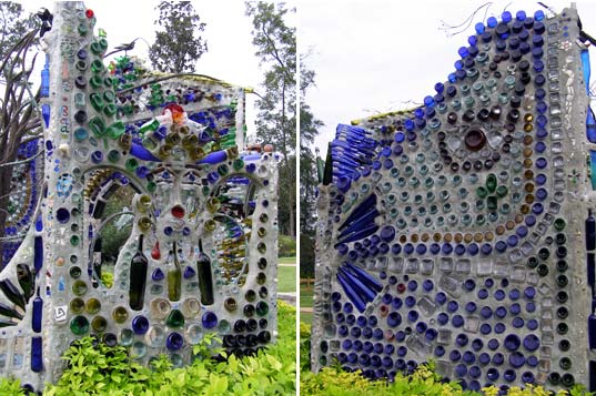 sustainable design, green design, recycled materials, sustainable architecture, bottle chapel, building made from bottles, green building, alternative building materials