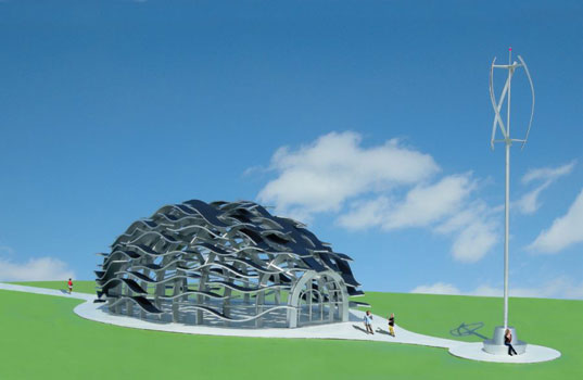 eco wine pavilion, sustainable building, sustainable design, sustainable architecture, eco design, green design, michael jantzen, wine, solar power