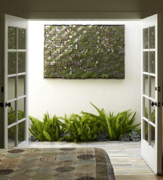 Flora grubb gardens, gardening panels, modular gardening panels, vertical gardens, DIY, DIY vertical gardens, green home décor, green furniture, planting cells, wall planting, vertical planting, wall gardens