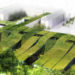 Marcel Sambat High School, green education, green schools, green roofs, freen eco-school, french, france, green design, eco design sustainable design