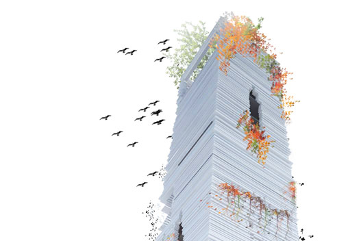 donald shek, omotesando fashion museum, omotesando, tokyo, fashion, green design, sustainable design, eco design, green architecture, daylighting, semi transparent skin, sky garden, museum design