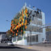 pixel building, studio 505, grocon, carbon neutral, first carbon neutral building in australia, carbon neutral office building, solar power, green building, wind turbine, sustainable building, eco design, green design, sustainable design
