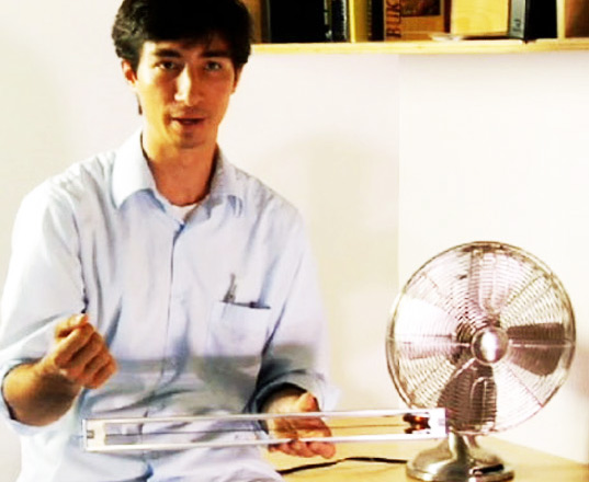 Windbelt, humdinger, sustainable design, green design, wind turbine, social design, humanitarian design, design for developing nations, renewable energy, wind power