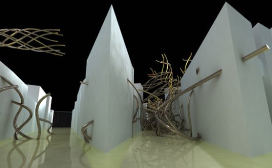 underwater city, ocean city, venice biennale, australia pavilion, 2010 venice biennale, future cities, concept cities, futuristic cities, urban design, australian urbanism, climate change, rising sea levels, green design, eco design, sustainable design