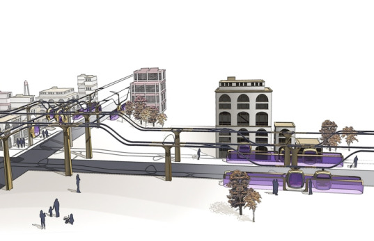 solar power, monorail, urban transportation, urban transit, solar energy, concentrating solar, photovoltaics, Community Transit, cargo cell, urban shipping, efficient transportation, alternative transportation, green transit, green transportation, green design, eco design,