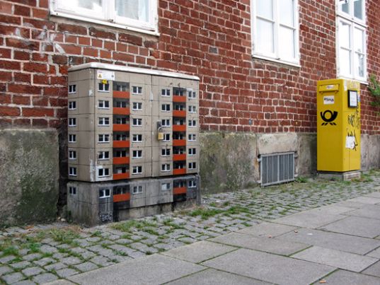 evol, urban spaces, urban sprawl, urban architecture, modern architecture, street art, urban installations, architectural installations, city life