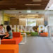 Macqaurie Bank Office, Sydney, Australia, clive Wilkinson architects, cwa, forward thinking office design, One Shelley Street, green star design, LEED efficiency, large scale design project, collaborative workspace, employee wellbeing, reinvent the traditional workplace, woods bagot, transformative office space, mobile work settings, carbon neutral systems, flexible work platform, large atrium, meeting pods, work zones, paperless work style, sustainable design, sustainable architecture, green design, green architecture, green interior design, sustainable interior design