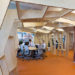 Macqaurie Bank Office, Sydney, Australia, clive Wilkinson architects, cwa, forward thinking office design, One Shelley Street, green star design, LEED efficiency, large scale design project, collaborative workspace, employee wellbeing, reinvent the traditional workplace, woods bagot, transformative office space, mobile work settings, carbon neutral systems, flexible work platform, large atrium, meeting pods, work zones, paperless work style, sustainable design, sustainable architecture, green design, green architecture, green interior design, sustainable interior design