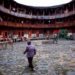 sustainable design, green design, self-sufficient communities, hakka houses, china, tulou communities, rammed earth walls, world heritage site