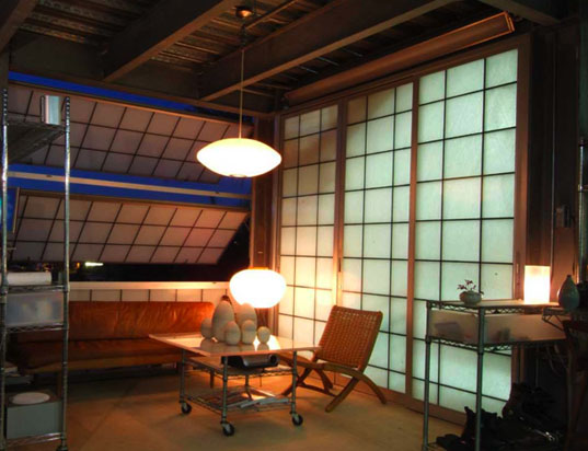 Mark Baez, M-Cube, M Cube, tatami, translucent, residential building, residence, Japanese design, tatami walls, translucent walls, sustainable housing, sustainable home, sustainable apartment, loft, loft apartment, minimalism, minimalist design, minimalist