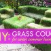 Grass couch, grass sofa, sod couch, sod sofa, grass-covered couch, grass-covered sofa, sod-covered couch, sod-covered sofa, DIY grass couch, DIY grass sofa, backyard grass couch, grass couch tutorial, grass sofa tutorial
