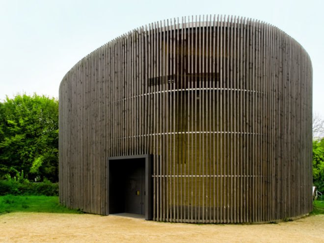 Chapel, Chapel of Reconciliation, Kapelle der Versöhnung, Kapelle, Berlin Chapel of Reconciliation, Berlin Kapelle der Versöhnung, Reconciliation Chapel, Berlin, Berlin Chapel, Berlin Wall, Berlin Wall Chapel, Berlin Wall Reconciliation Chapel, rammed earth, rammed earth building, rammed earth chapel