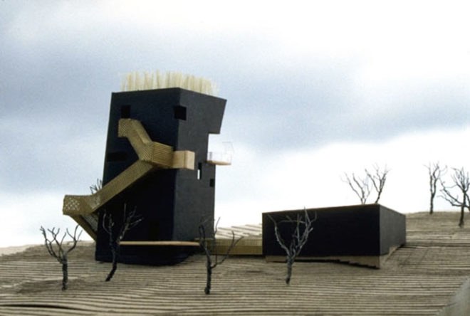 Steven Holl, Knut Hamsun, Hamsun Museum, Norway, Norwegian, Norway Museum, dark tower, Norwegian Museum, Holl Museum, Holl museum Norway, Hamsun