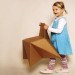 Foldschool, origami, cardboard, cardboard furniture, kids furniture, children's furniture, children, Nicola Enrico Stäubli, Nicola Staubli, Staubli, origami furniture, DIY, How-To