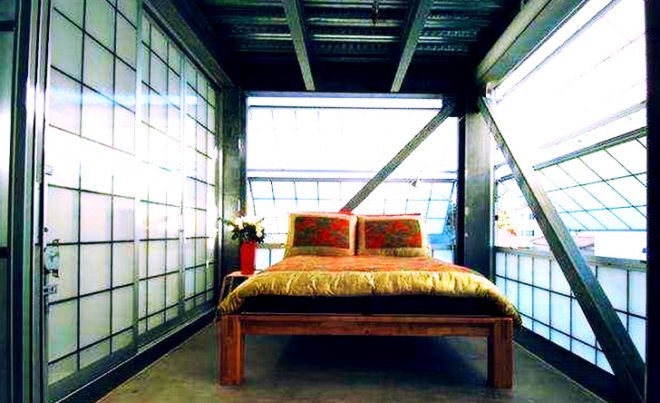 Mark Baez, M-Cube, M Cube, tatami, translucent, residential building, residence, Japanese design, tatami walls, translucent walls, sustainable housing, sustainable home, sustainable apartment, loft, loft apartment, minimalism, minimalist design, minimalist