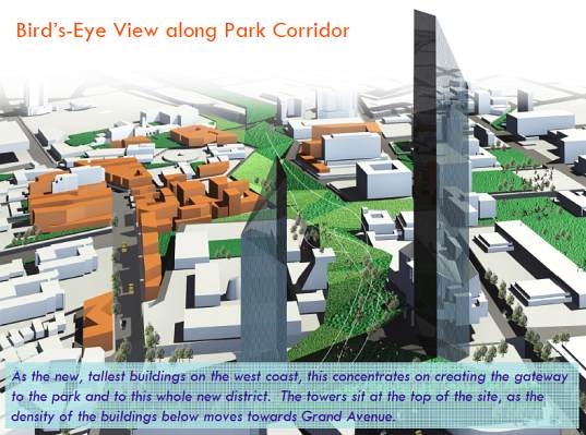 Park 101, highway 101, los angeles, la, urban park, urban development, public park, open space, california, caltrans, eco design, green design, sustainable building