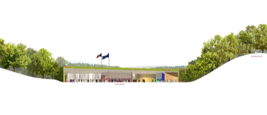 chalupa architekti, czech republic, czech embassy, washington dc, embassy, natural light, daylighting, green roof, environment, eco design, green design, sustaianble building