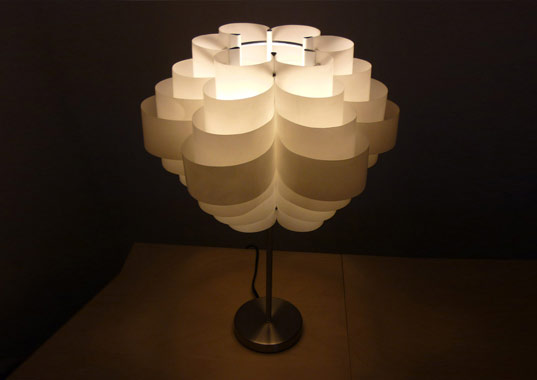 sarah turner, recycled bottle lamps, recycled plastic lamps, recycled plastic, green lamps, green interiors, lighting, green decoration