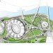 Hangzhou, Hangzhou Sports Park, China, sports stadium, sustainable building, green design, eco design, sustainable spaces, public space, public parks, NBBJ, CCDI, mixed-use development, eco stadium