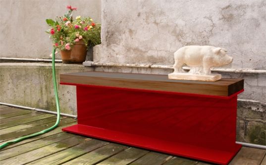 katch design company, subway furniture, brooklyn design, new york design, brooklyn furniture, recycled aluminum, recycled aluminum furniture, natural resin, BKLYN Designs, benches