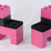 Lego Piece Furniture: Lunasoft Lunablocks, LEGO, LEGOS, life-sized lego structures, lego sculptures, lego toys, lego creations, lego art, lego house, james may's lego house, lego animals, lego table, lego kitchen, green design, green design for kids, green design for families, lego building, creating with legos, ecomat lego building bricks, toy building bricks