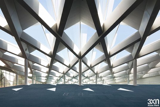 middlefart savings bank, bank, 3xn, energy efficient design, energy efficient heating and cooling, hydronic system, radiant floor heating, skylights, daylighting, eco design, green design, sustainable building