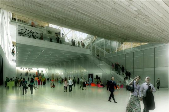 BIG, Fugère Architectes, quebec, beaux-arts museum, beaux-arts expansion, green roof, daylighting, green design, eco deisng, sustaianble building