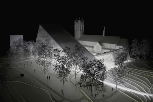 BIG, Fugère Architectes, quebec, beaux-arts museum, beaux-arts expansion, green roof, daylighting, green design, eco deisng, sustaianble building
