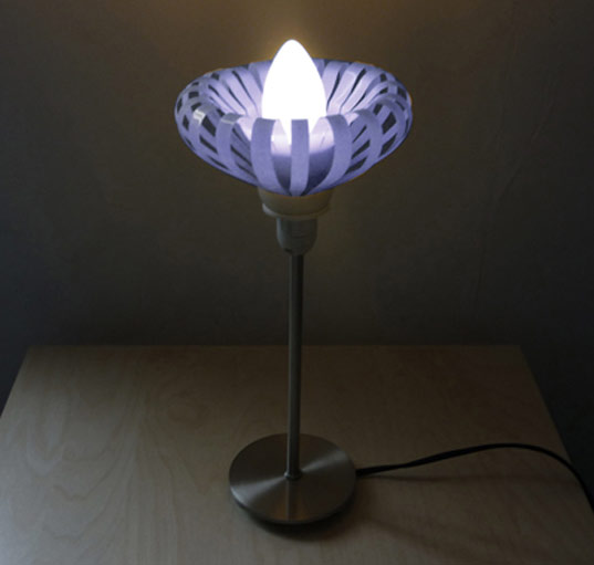 sarah turner, recycled bottle lamps, recycled plastic lamps, recycled plastic, green lamps, green interiors, lighting, green decoration
