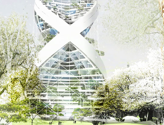 suburbs, suburban living, gardens, backyards, open space, urban living, urban design, green urban living, spiral tower, open space, eco tower, eco skyscraper, renewable energy, solar power, family friendly, eco design, green design, sustainable building