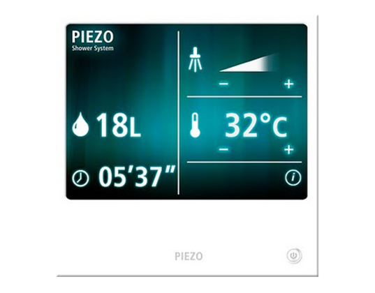 Piezo Shower, I saloni Premio SaloneSatellite, Sebastian Jansson, Fernanda Piza, Victor Stelmasuk, Natalie Weinmann, piezoelectricity, energy efficient design, Milan Design Week