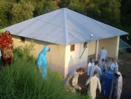 straw bail, straw bail building, Pakistan building, earthquake resistant building, handmade straw bales, PAKSBAB, Renewable building materials, Green building, affordable earthquake building